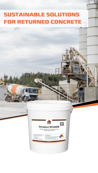 returned concrete solution concrete admixtures dcp